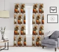 ZASŁONA GOTOWA JESIENNA NA PRZELOTKACH 140X250 CM KÓŁKA JESIEŃ 0460 - 30640