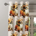 ZASŁONA GOTOWA JESIENNA NA PRZELOTKACH 140X250 CM KÓŁKA JESIEŃ 0460 - 30648