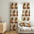 ZASŁONA GOTOWA JESIENNA NA PRZELOTKACH 140X250 CM KÓŁKA JESIEŃ 0460 - 30651