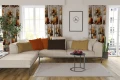 ZASŁONA GOTOWA JESIENNA NA PRZELOTKACH 140X250 CM KÓŁKA JESIEŃ 0460 - 30653
