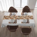 PODKŁADKA JESIENNA POD TALERZ ZESTAW 4 SZTUKI NA STÓŁ 45X30 CM JESIEŃ 0459 - 30691