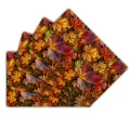 PODKŁADKA JESIENNA POD TALERZ ZESTAW 4 SZTUKI NA STÓŁ 45X30 CM JESIEŃ 0462 - 30699