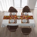 PODKŁADKA JESIENNA POD TALERZ ZESTAW 4 SZTUKI NA STÓŁ 45X30 CM JESIEŃ 0462 - 30701