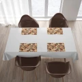 PODKŁADKA JESIENNA POD TALERZ ZESTAW 4 SZTUKI NA STÓŁ 45X30 CM JESIEŃ 0475 - 30705