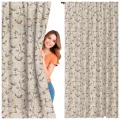 ZASŁONA GOTOWA JESIENNA 140X250 CM NA TAŚMIE TUNEL ŻABKI JESIEŃ 0586 - 30744