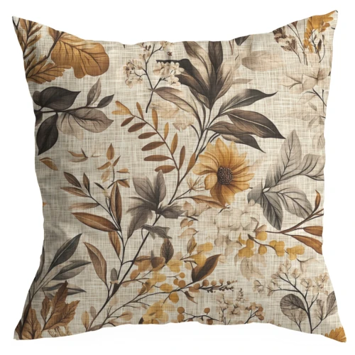 POSZEWKA DEKORACYJNA NA PODUSZKĘ 40X40 CM OZDOBNA ZAMEK JASIEK 0601 - 30897