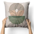POSZEWKA DEKORACYJNA NA PODUSZKĘ 40X40 CM OZDOBNA ZAMEK JASIEK 0606 - 30935