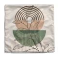 POSZEWKA DEKORACYJNA NA PODUSZKĘ 40X40 CM OZDOBNA ZAMEK JASIEK 0606 - 30937