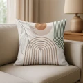 POSZEWKA DEKORACYJNA NA PODUSZKĘ 40X40 CM OZDOBNA ZAMEK JASIEK 0607 - 30948