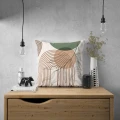 POSZEWKA DEKORACYJNA NA PODUSZKĘ 40X40 CM OZDOBNA ZAMEK JASIEK 0605 - 30958