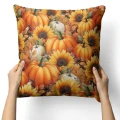 POSZEWKA DEKORACYJNA JESIENNA NA PODUSZKĘ 45X45 CM OZDOBNA JESIEŃ 0443 - 30990