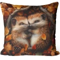 POSZEWKA DEKORACYJNA JESIENNA NA PODUSZKĘ 45X45 CM OZDOBNA JESIEŃ 0452 - 31006