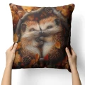 POSZEWKA DEKORACYJNA JESIENNA NA PODUSZKĘ 45X45 CM OZDOBNA JESIEŃ 0452 - 31008