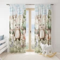  ZASŁONA GOTOWA DO POKOJU DZIECKA 140X250 CM NA TAŚMIE ZWIERZĘTA LAS 0409 - 31116