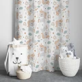 ZASŁONA GOTOWA DO POKOJU DZIECKA 140X250 CM NA TAŚMIE ŻABKI JEDNOROŻEC 0611 - 31153