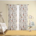  ZASŁONA GOTOWA DO POKOJU DZIECKA 140X250 CM NA TAŚMIE ŻABKI ZWIERZĘTA 0612 - 31162