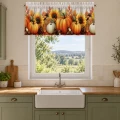 LAMBREKIN JESIENNY GOTOWA ZASŁONA 140X50 CM NA TUNEL JESIEŃ LIŚCIE 0443 - 31195