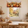 LAMBREKIN JESIENNY GOTOWA ZASŁONA 140X50 CM NA TUNEL JESIEŃ LIŚCIE 0443 - 31196