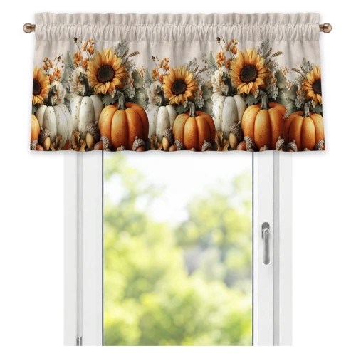 LAMBREKIN JESIENNY GOTOWA ZASŁONA 140X50 CM NA TUNEL JESIEŃ LIŚCIE 0460 - 31200