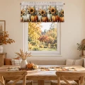 LAMBREKIN JESIENNY GOTOWA ZASŁONA 140X50 CM NA TUNEL JESIEŃ LIŚCIE 0460 - 31203