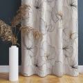  ZASŁONA GOTOWA BEŻOWA NA TAŚMIE 140X250 CM DO SALONU SYPIALNI ZASŁONY 614 - 31248