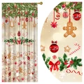  ZASŁONY GOTOWE NA ŻABKI TAŚMIE ŚWIĄTECZNE 140X250 CM ZASŁONA ŚWIĘTA480 - 31252