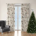  ZASŁONY GOTOWE NA ŻABKI TAŚMIE ŚWIĄTECZNE 140X250 CM ZASŁONA ŚWIĘTA 631 - 31303