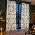  ZASŁONY GOTOWE NA ŻABKI TAŚMIE ŚWIĄTECZNE 140X250 CM ZASŁONA ŚWIĘTA 631 - 31306