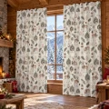  ZASŁONY GOTOWE NA ŻABKI TAŚMIE ŚWIĄTECZNE 140X250 CM ZASŁONA ŚWIĘTA 631 - 31307