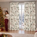  ZASŁONY GOTOWE NA ŻABKI TAŚMIE ŚWIĄTECZNE 140X250 CM ZASŁONA ŚWIĘTA 631 - 31312