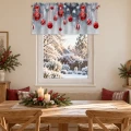  LAMBREKIN ŚWIĄTECZNY GOTOWA ZASŁONA 140X50 CM NA TUNEL BOŻE NARODZENIE 0167 - 31351