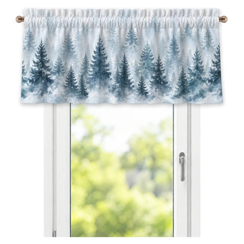  LAMBREKIN ŚWIĄTECZNY GOTOWA ZASŁONA 140X50 CM NA TUNEL BOŻE NARODZENIE 0626 - 31369