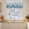  LAMBREKIN ŚWIĄTECZNY GOTOWA ZASŁONA 140X50 CM NA TUNEL BOŻE NARODZENIE 0626 - 31370