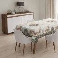 OBRUS PLAMOODPORNY 140X220 CM NA STÓŁ GŁADKI MATOWY GRUBY ŚWIĄTECZNY 631 - 31823