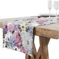 Bieżnik w pastelowe kwiaty 40x140 - 3263