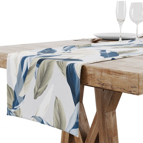 Bieżnik pastelowe pióra 40x140 - 3360