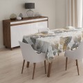 Obrus plamoodporny w liście 140x200 - 4763
