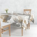 Obrus plamoodporny w liście 140x220 - 4774