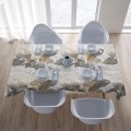 Obrus plamoodporny w liście 140x220 - 4775