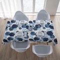 Obrus plamoodporny z motywem geometrycznym 140x220    - 4793