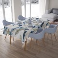 Obrus plamoodporny w pastelowe pióra 140x220 - 4837