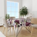 Obrus plamoodporny w pastelowe kwiaty 140x260 - 5160
