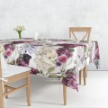 Obrus plamoodporny w pastelowe kwiaty 140x260 - 5161
