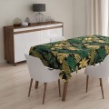 Obrus plamoodporny zielone liście 140x240 - 5186