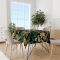 Obrus plamoodporny zielone liście 140x240 - 5187