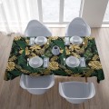Obrus plamoodporny zielone liście 140x240 - 5189