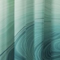 Zasłona półzaciemniająca z motywem geometrycznym, 140x250 cm, przelotki  - 5264