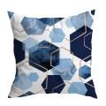 Poszewka dekoracyjna z motywem geometrycznym 50x50 - 534