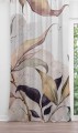 Zasłona półzaciemniająca tropikalne liście  140x250, na taśmie  - 5539