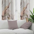 Zasłona półzaciemniająca tropikalne liście  140x250, na taśmie  - 5541